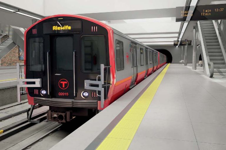 Red Line transit vehicle for Boston’s MBTA - CRRC